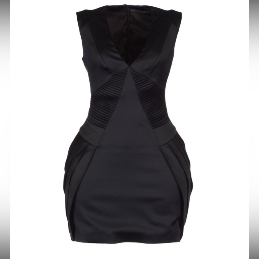 ATELIER SIVIGLIA PLEATED MINI DRESS